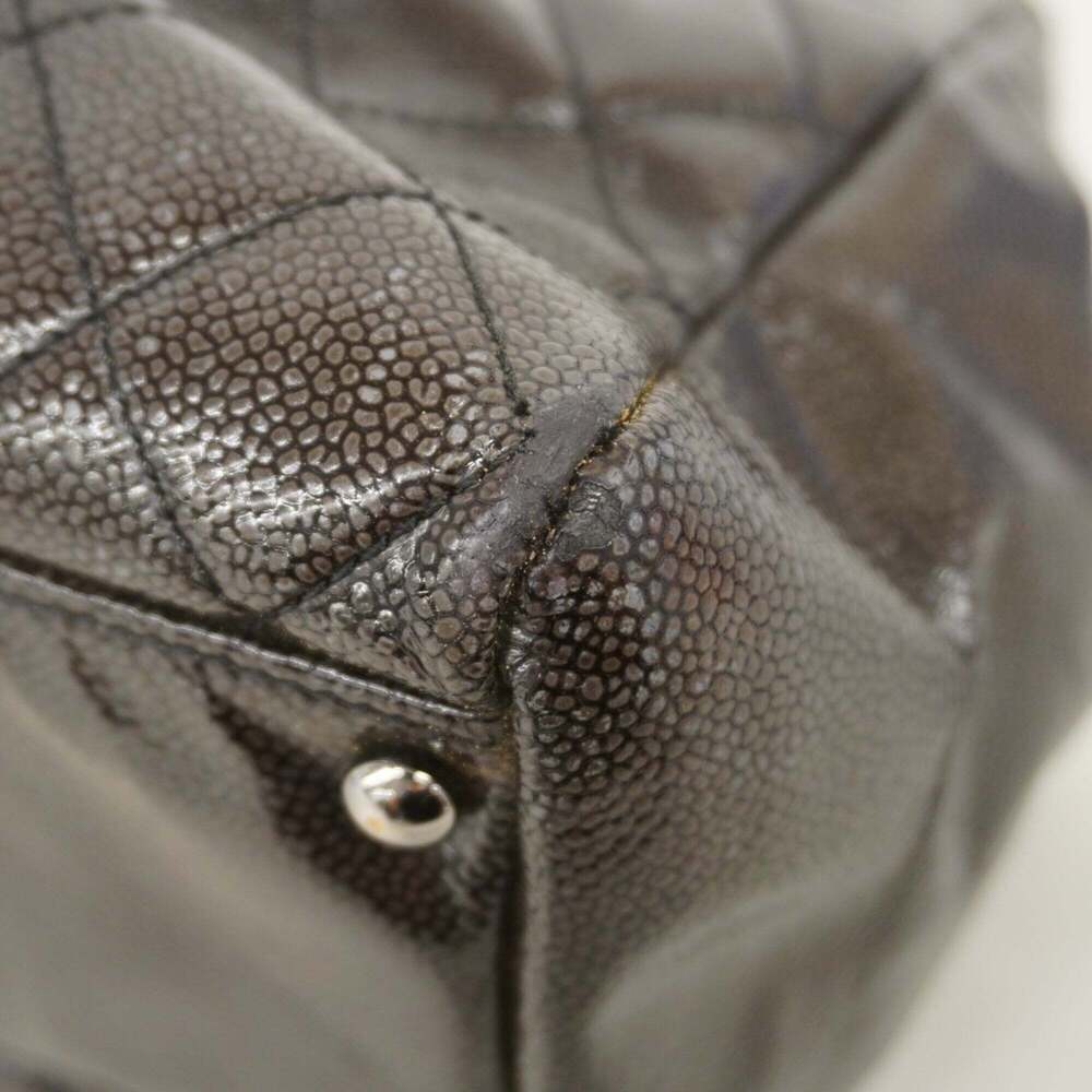 CHANEL Black Leather Tote Bag - Picture 6 of 11
